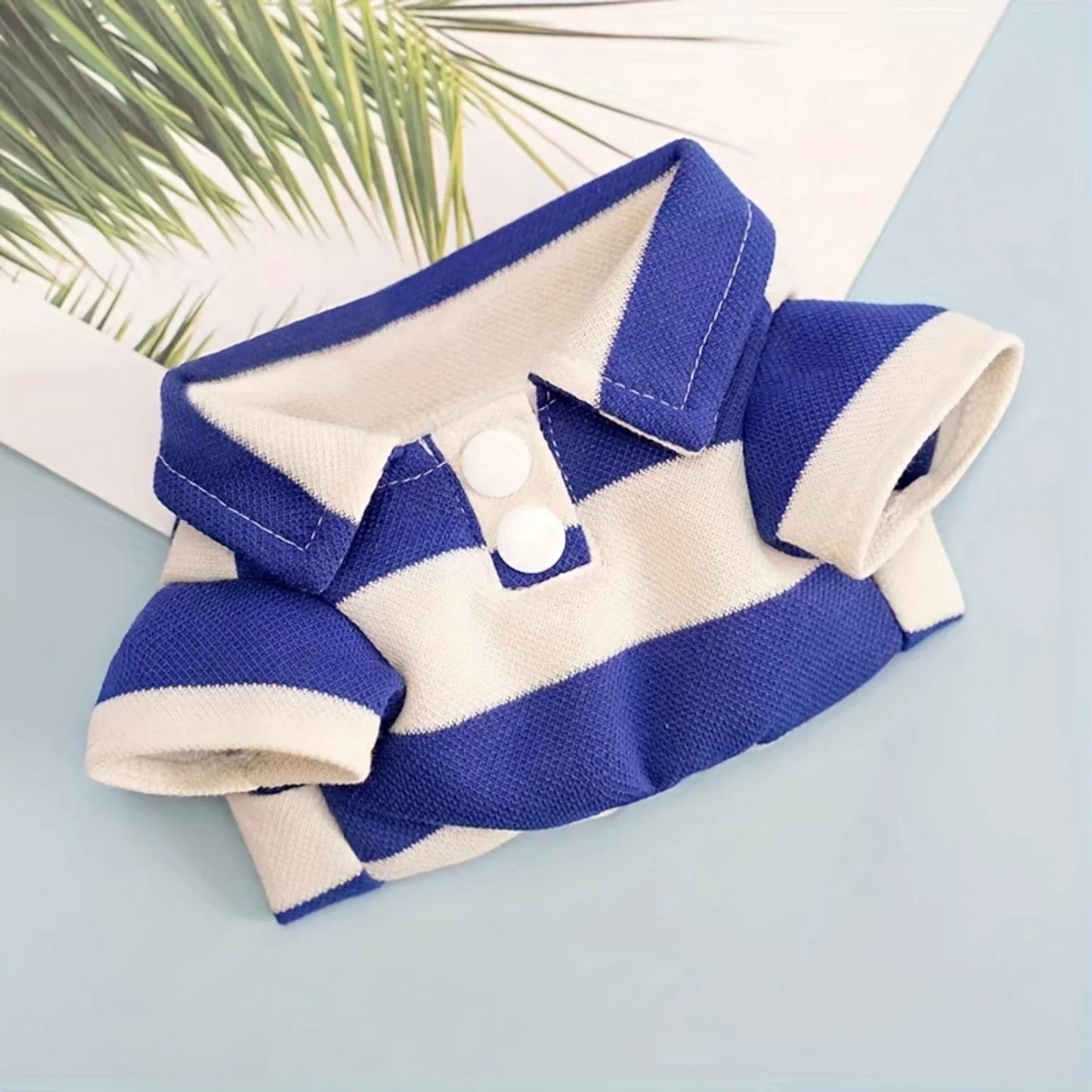 Striped T-Shirts for Cats and Dogs - Lightweight Summer Apparel - Two-legged Design