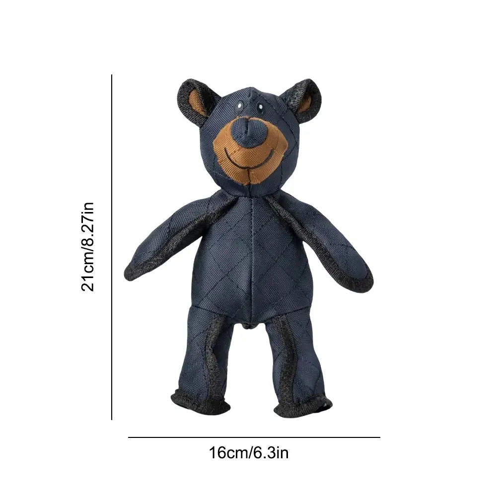 Mighty Bear Pet Sound Making Toy Plush Interactive Toy Grinding Cleaning Teeth