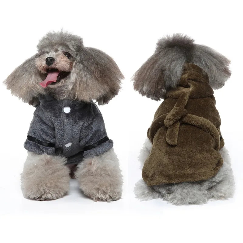 Dog Bathrobe with Hooded. Soft Bath Drying Towel For Puppy/Cats