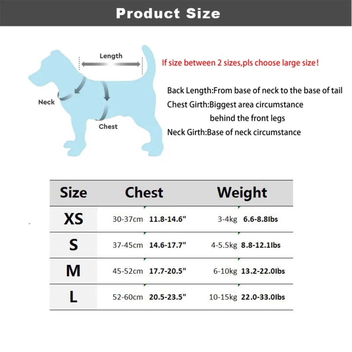 Waterproof Dog Harness Adjustable Chest Strap