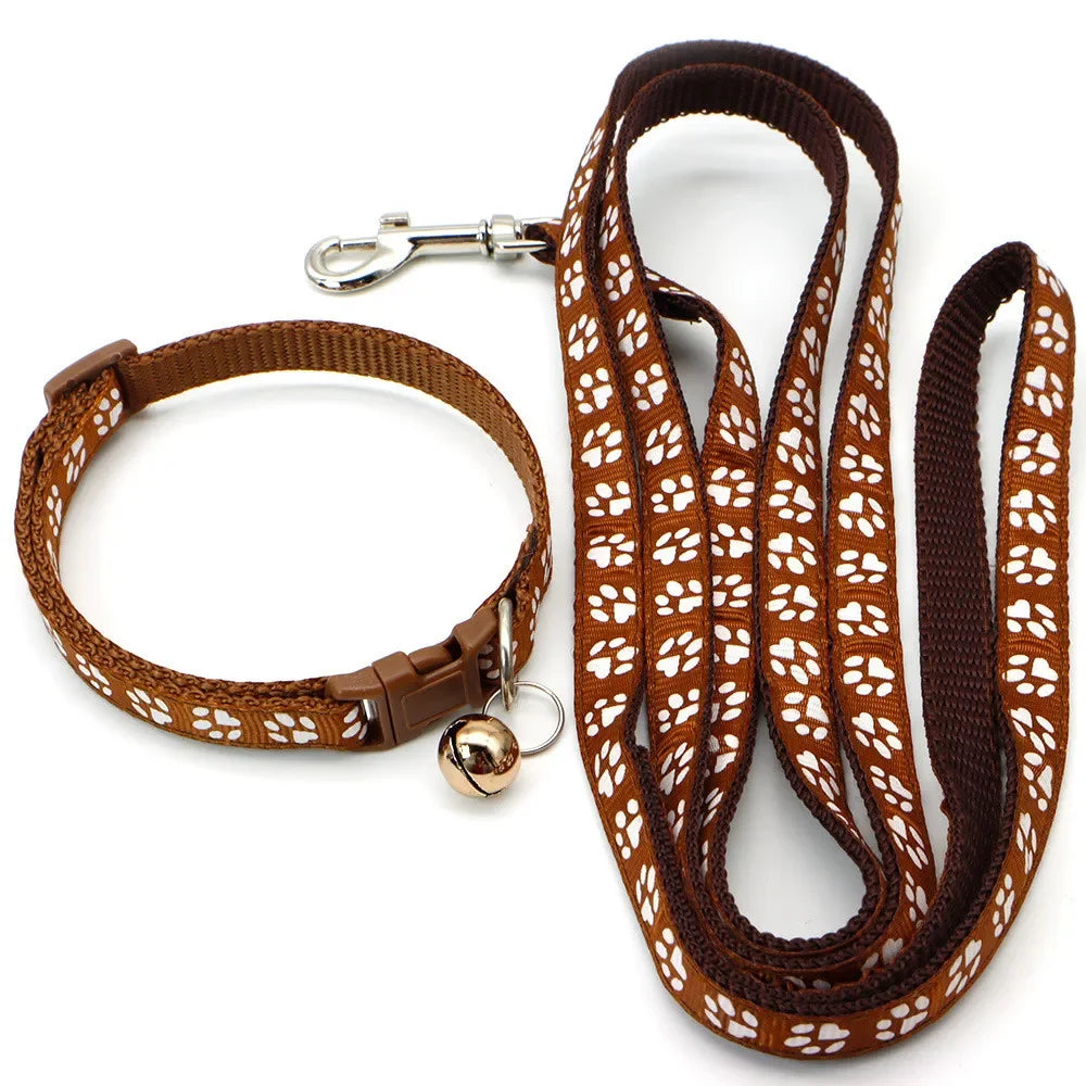 Dog/Cat Leash. Adjustable Leash and Collar for your Puppy. Outdoor Walking