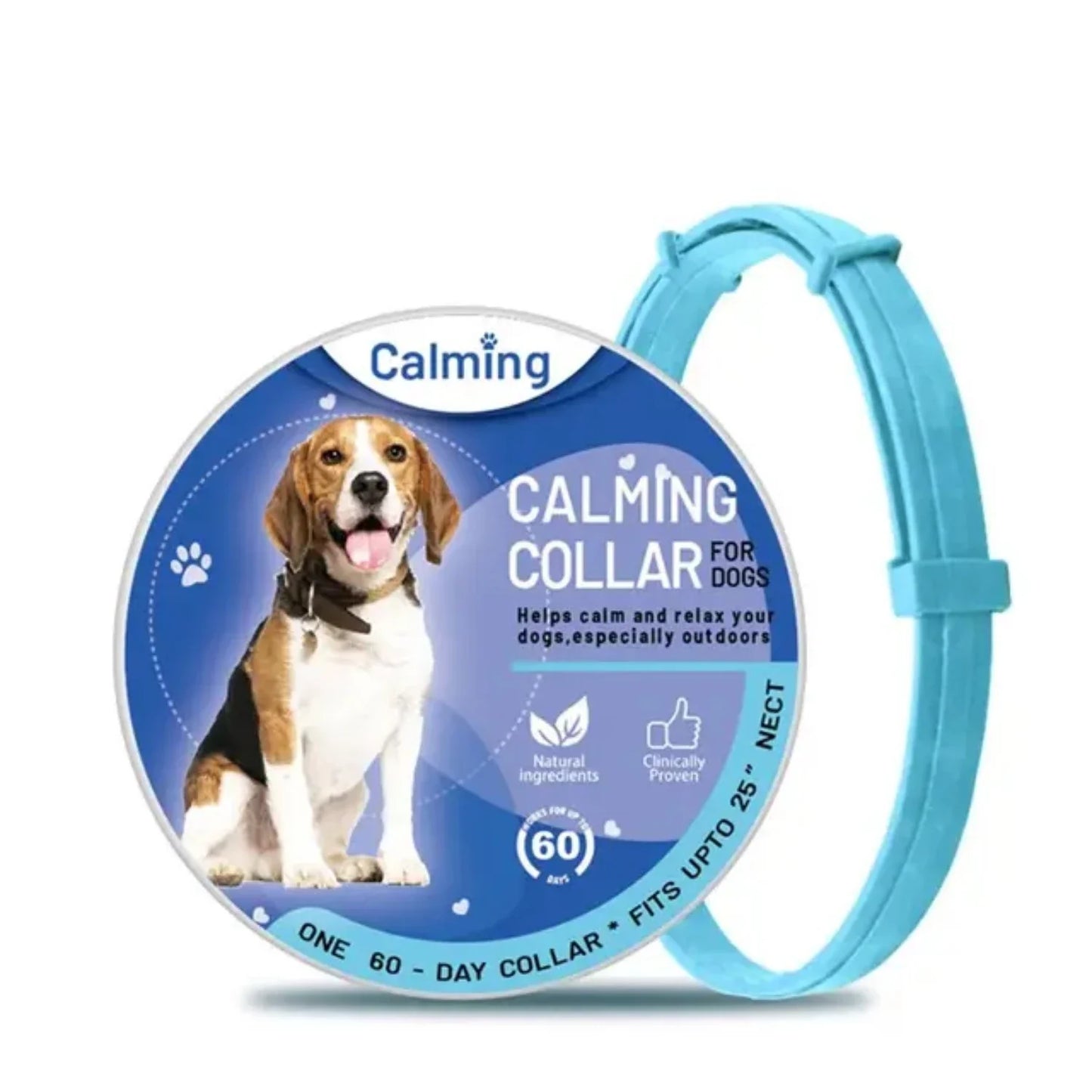 Calming Collar, Anxiety Relief, Stress Reduction, Adjustable Waterproof Dog Cat Necklace