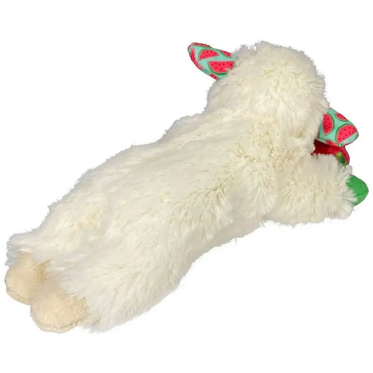 8" Lamb Chop Plush Dog Toy with Watermelon Squeaky Soft Chew Toy for Puppy Small Medium Dogs