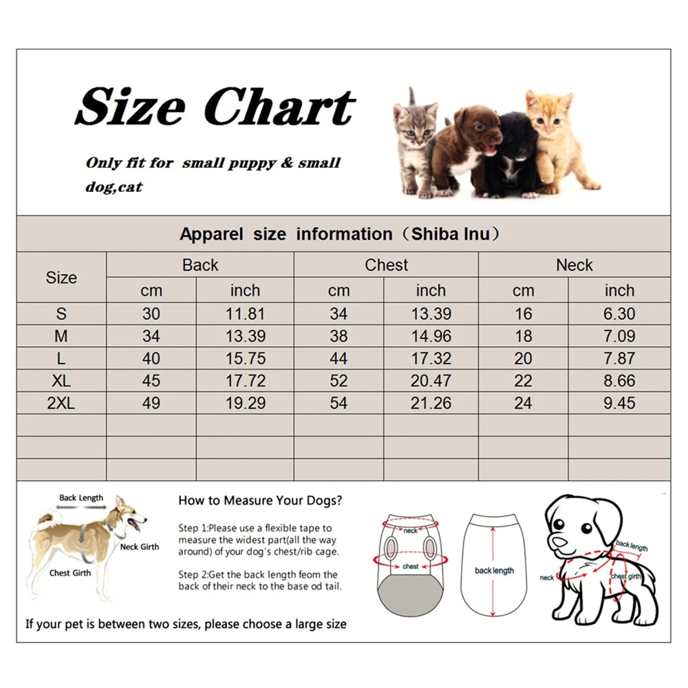 Cute Dog Sweater. Heart Pattern Warm Pet Jumper, Coat Jacket Winter Clothes High Collar Knitwear