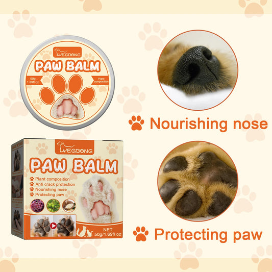 Paw Moisturizing Balm for Cats/Dogs Nourish Nose Protection Cracking Skin Soothe Repair Dryness