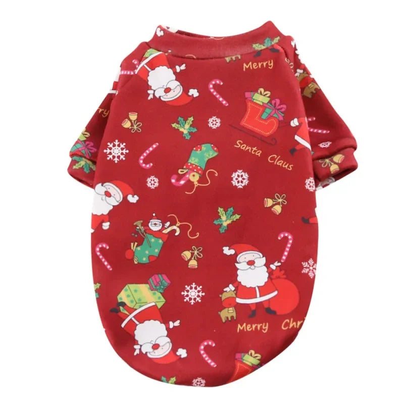 Christmas Outfit. Warm Lining Sweater. Soft, Breathable, Pullover
