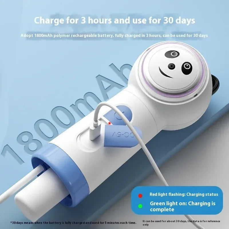 Cute Panda Shaped Pet Bubble Machine Electric Handheld