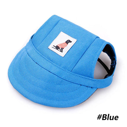 Dog Hat with Ear Holes Adjustable Baseball Cap for Large Medium Small Dogs