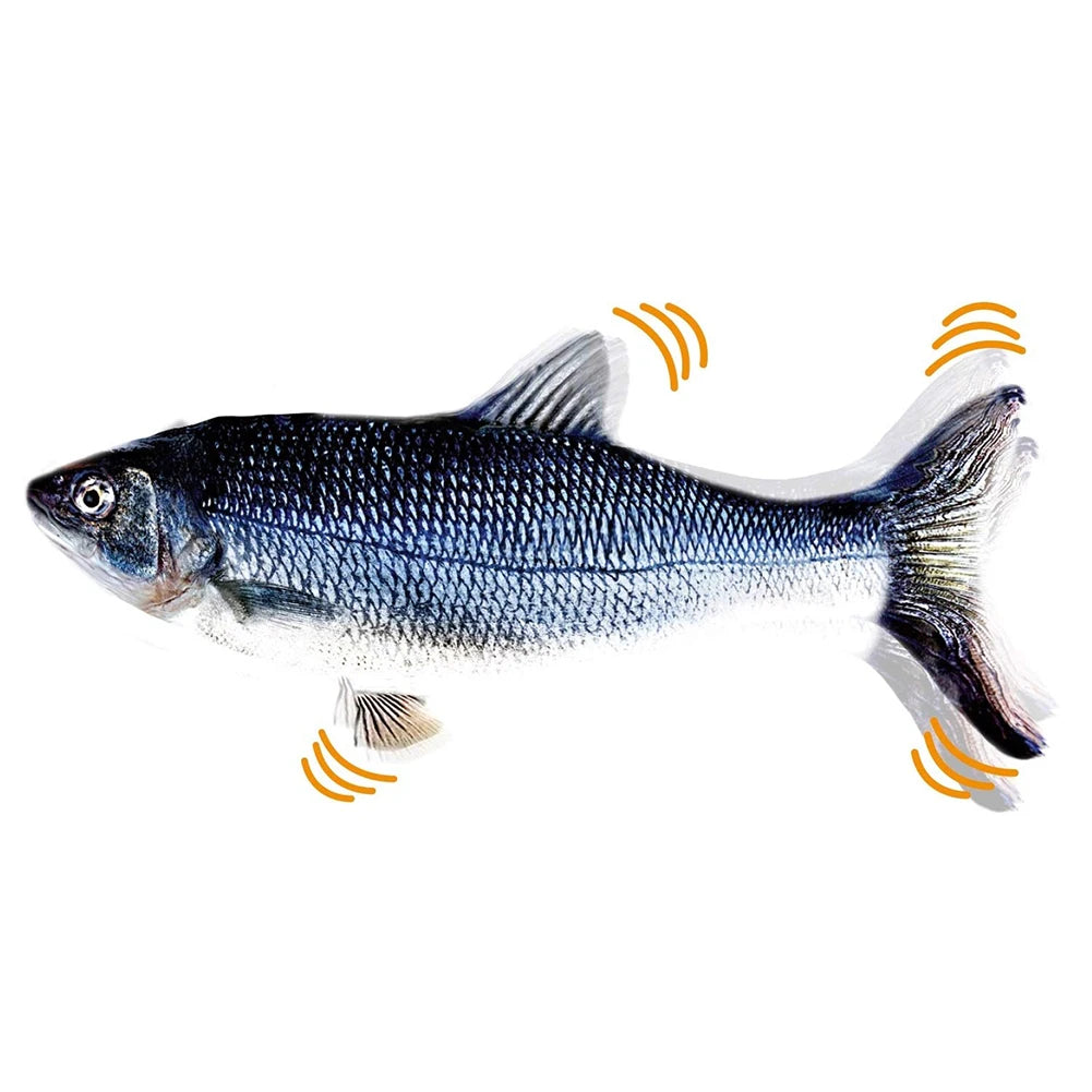 Cat Toy Fish Interactive Electric Floppy Fish USB Charger Realistic