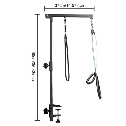 Dog Shower Stand Stainless Steel Trimming  Grooming Stand.  Foldable Grooming Bracket Telescopic Table Hanger for Bath
