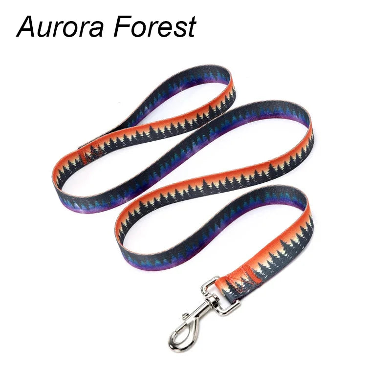 Striped, Pattern Collar Leash Traction rope Pet Cat Harnesses Leads Dog leash