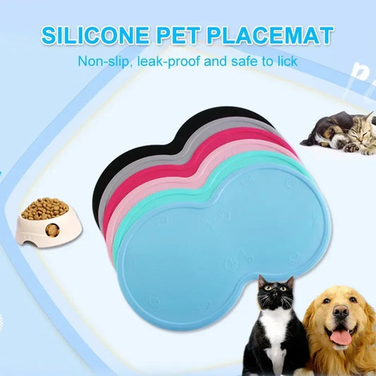 Dog/Cat Feeding Mat Cloud Shape Silicone Placement
