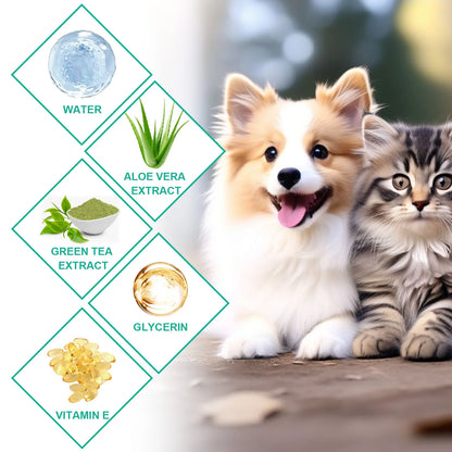 Dog Tooth & Ear Cleaning Wipes, Pet Dental Care Finger Wipes For Dogs &Cats - Reduces Plaque And Freshens Breath(50pcs)