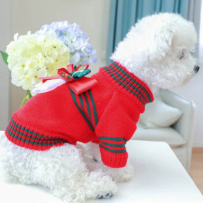 Knitted Cat/Dog Sweater Autumn Winter Warm Costumes Apparels Coats