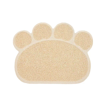 Mat Cute Feeding Dog PVC Dish Bowl Claw-shaped