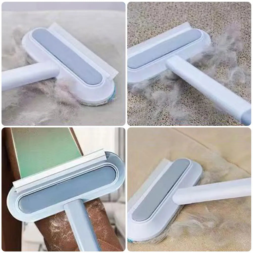 Pet Hair Removal Tool Set Reusable Static Removal Gloves, Double-Sided Grooming Gloves