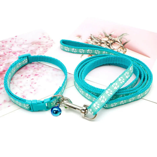 Dog/Cat Leash. Adjustable Leash and Collar for your Puppy. Outdoor Walking