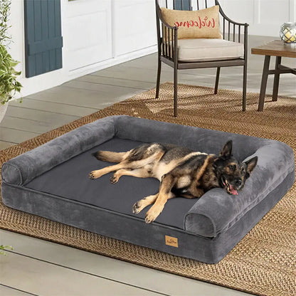 XXXL Large Calming Dog Bed. Orthopedic Memory Foam. Sofa Couch Waterproof Removable Cover Plush Mat