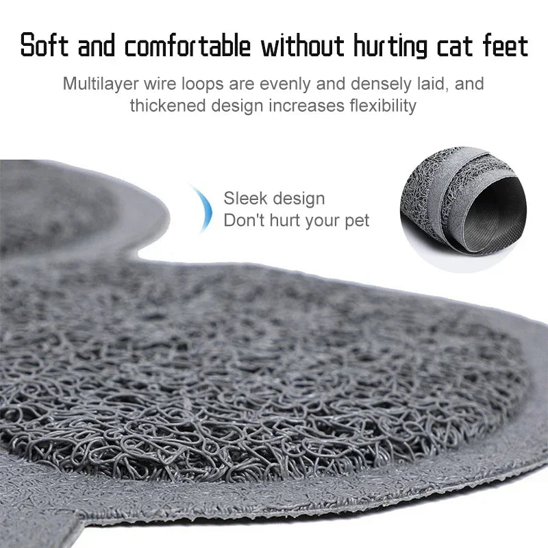 Mat Cute Feeding Dog PVC Dish Bowl Claw-shaped