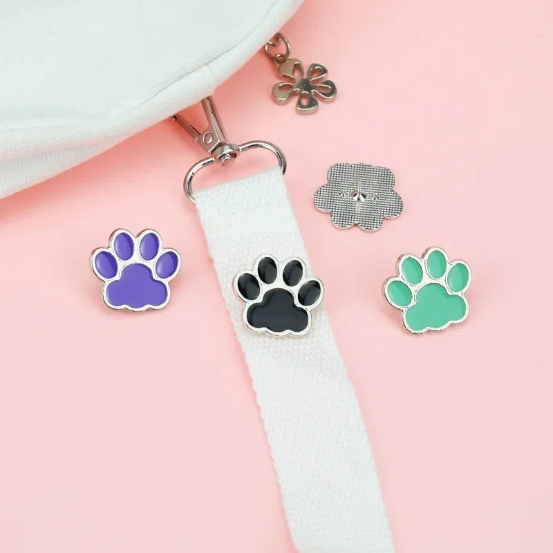 Pet Claws Pin for Bags, Badges. Brooches Button Footprints