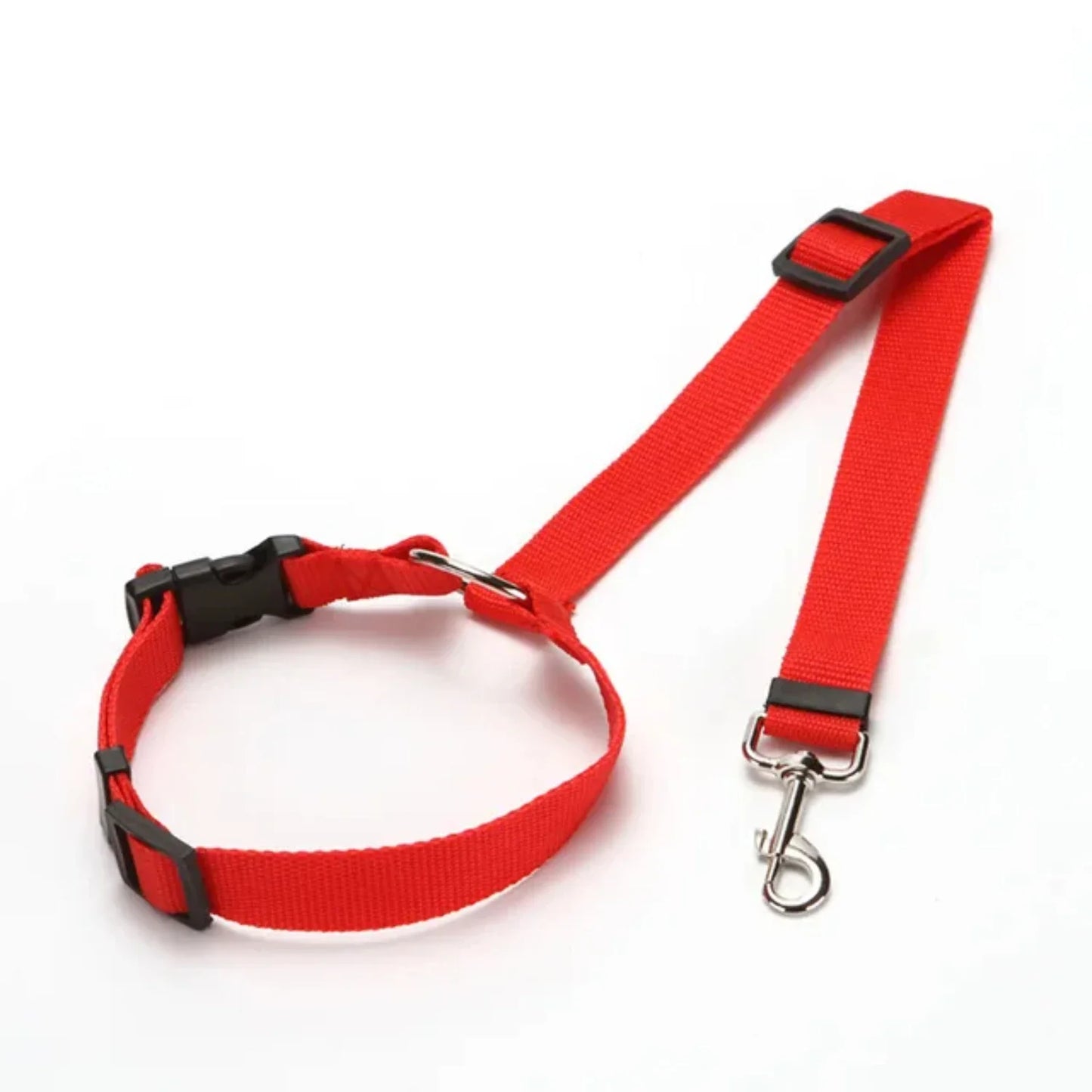 Two-in-one Nylon Adjustable Dogs Harness, Collar.  Car Seat Belt Lead Leash