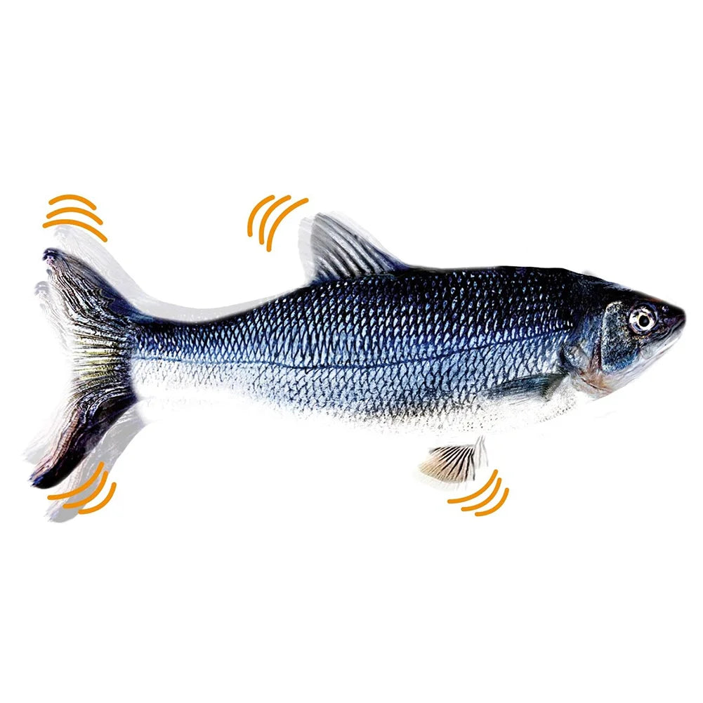Cat Toy Fish Interactive Electric Floppy Fish USB Charger Realistic
