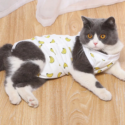 Recovery Suit for Pets E-Collar Alternative, Abdominal Skin Anti Licking Pajamas