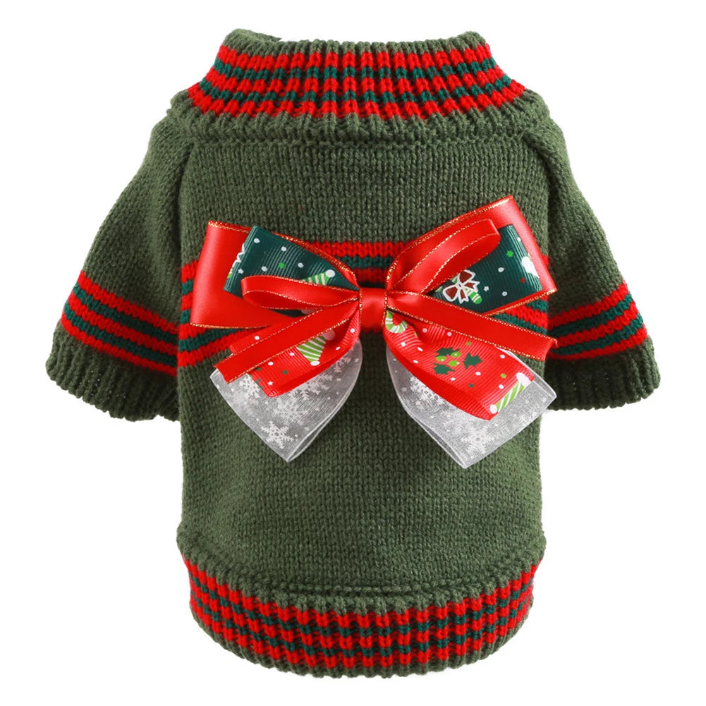 Knitted Cat/Dog Sweater Autumn Winter Warm Apparels Coats