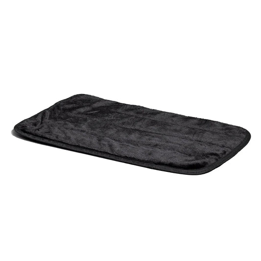 Deluxe Pet Mat 24" Washable Dog Bed Non Skid Bottom Plush Soft Synthetic Fur Keeps Pets Cool Warm
