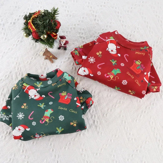 Christmas Outfit. Warm Lining Sweater. Soft, Breathable, Pullover