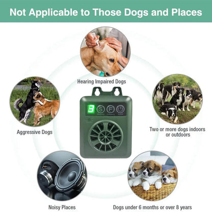 Anti Barking Device, Dog Barking Control. Rechargeable Ultrasonic Deterrent. Training Tool for Almost all Dogs