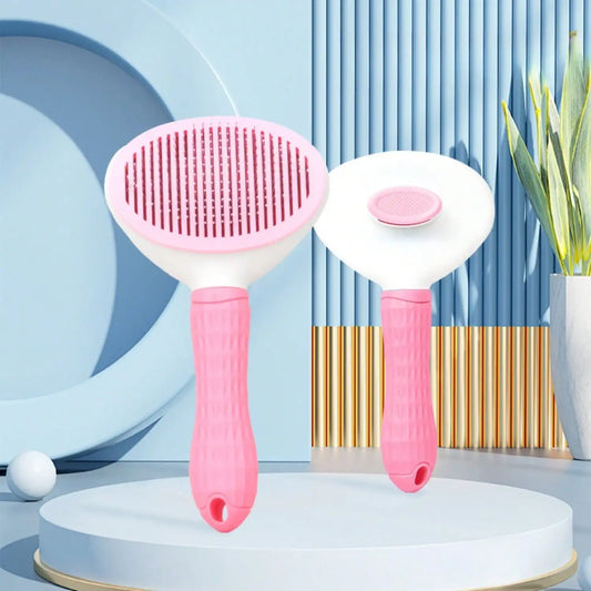 Self Cleaning Stainless Steel Pet Comb