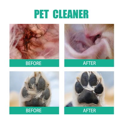 Dog Tooth & Ear Cleaning Wipes, Pet Dental Care Finger Wipes For Dogs &Cats - Reduces Plaque And Freshens Breath(50pcs)