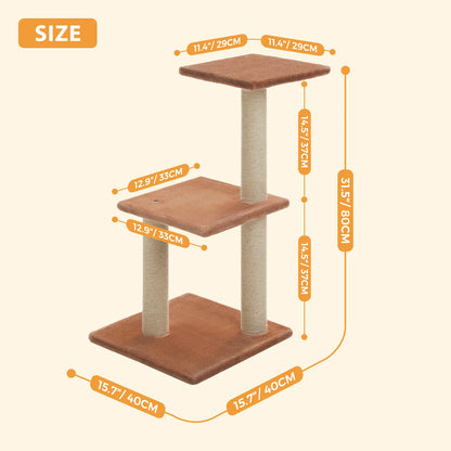 This Cat Tree Tower offers indoor cats endless fun and relaxation. Featuring cat scratching posts, a big hammock, and a removable top perch in two stylish designs, it’s perfect for climbing, lounging, and playtime in comfor