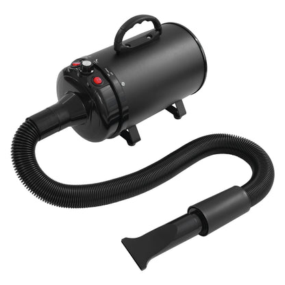 2200W Electric Pets Hair Dryer. Adjustable Wind, Two Temperature Levels, 4 Nozzles Dogs Cats