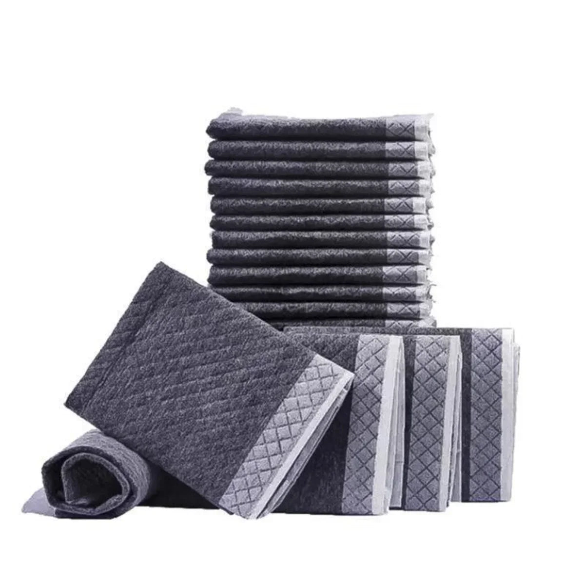 100/50/40/20PCS Absorbent, disposable Puppy Training Pee Pads Quick Dry Bamboo Charcoal Surface Mat Clean Cushion