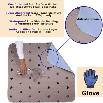 Washable Puppy Pads - Reusable, Super Absorbing, Waterproof, Pee Pad