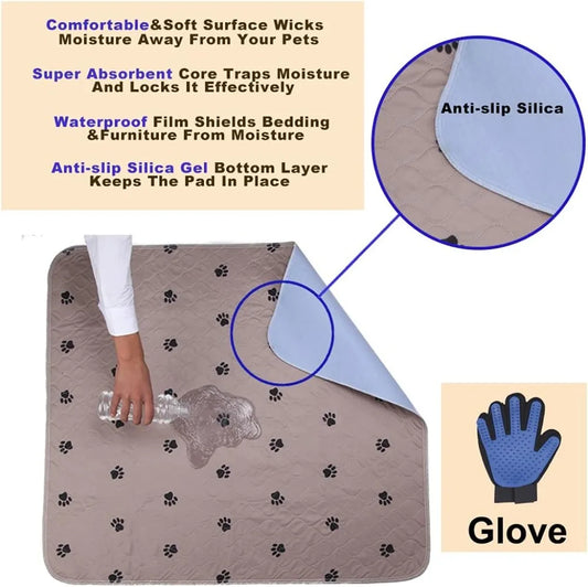 Washable Puppy Pads - Reusable, Super Absorbing, Waterproof, Pee Pad