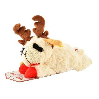 Lamb Chop Plush Dog Toy with Squeaker Interactive Puppy Toy for Small Medium Dogs