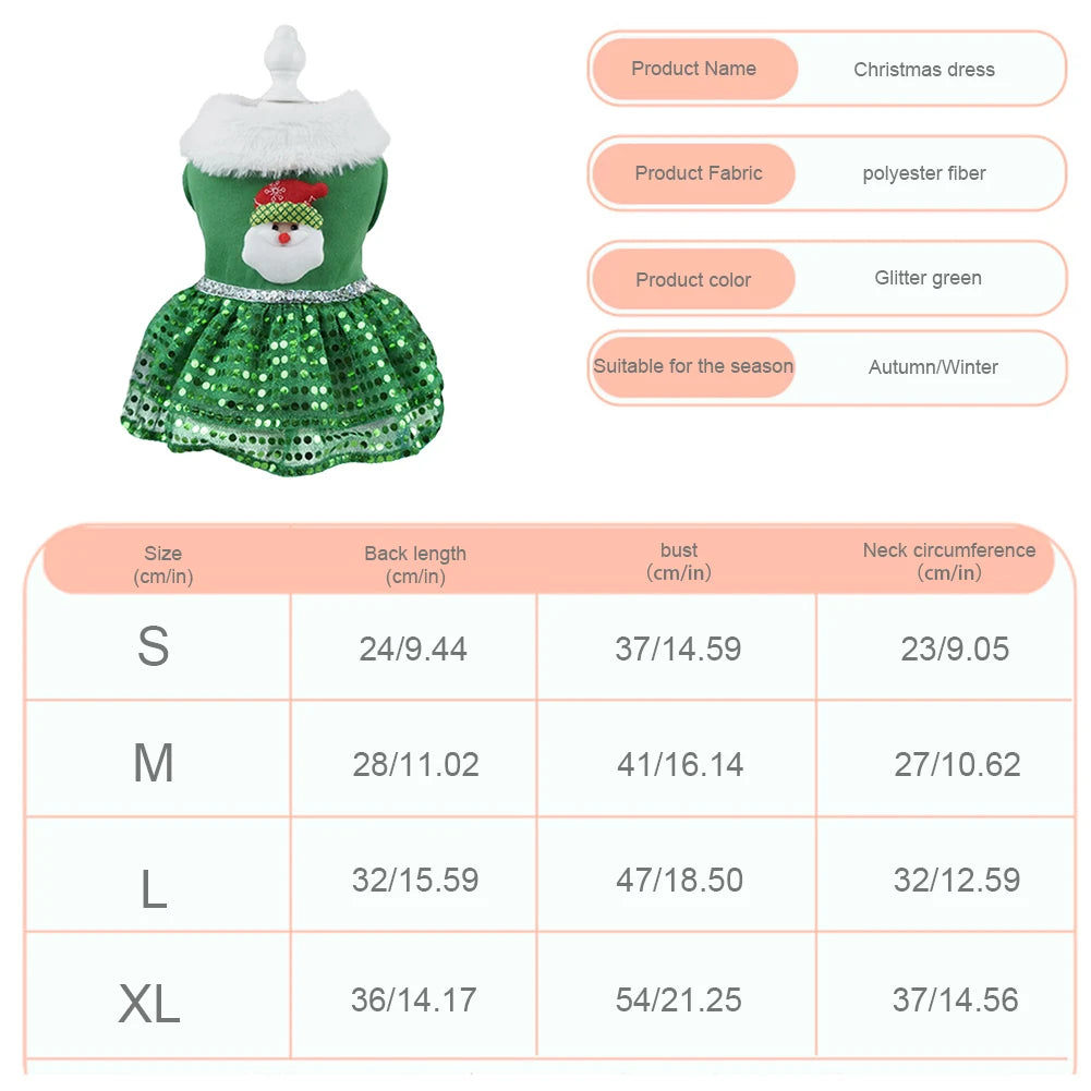 Christmas Costume Skirt Holiday Thermal Clothes Christmas Theme