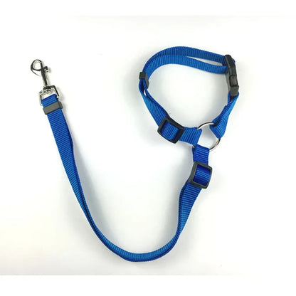 Two-in-one Nylon Adjustable Dogs Harness, Collar.  Car Seat Belt Lead Leash