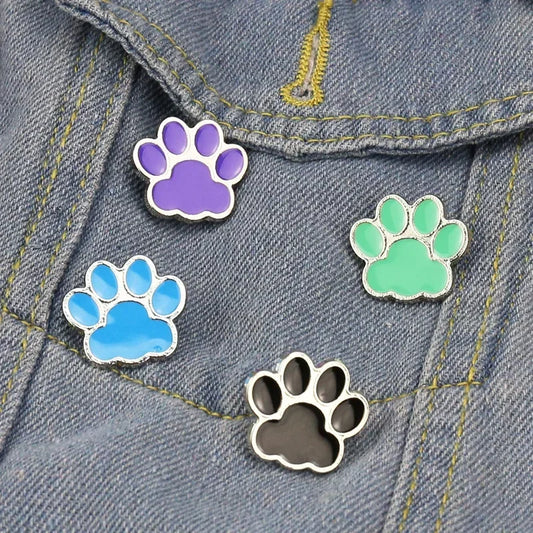 Pet Claws Pin for Bags, Badges. Brooches Button Footprints