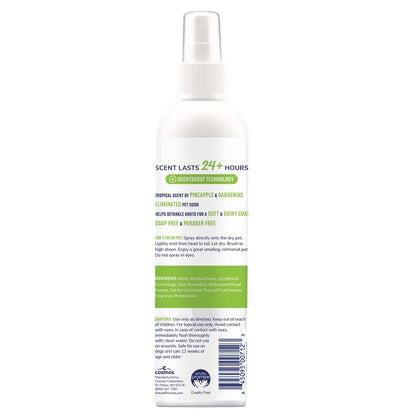 Fresh Soothing Tropical Breeze Deodorizing Spray 8oz Eliminates Odors Moisturizes Pets Coat Long Lasting Scent Plant Based