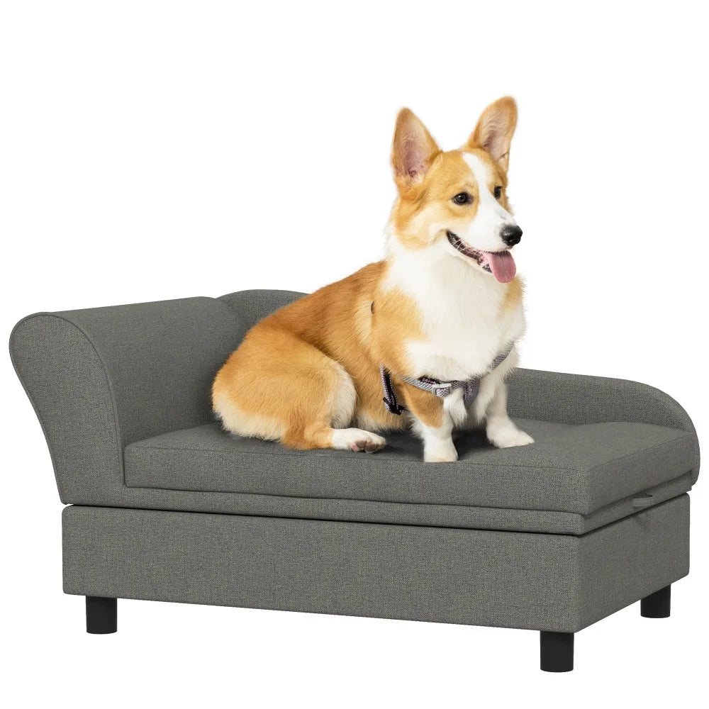 Dog Sofa for Small Medium Dogs with Storage