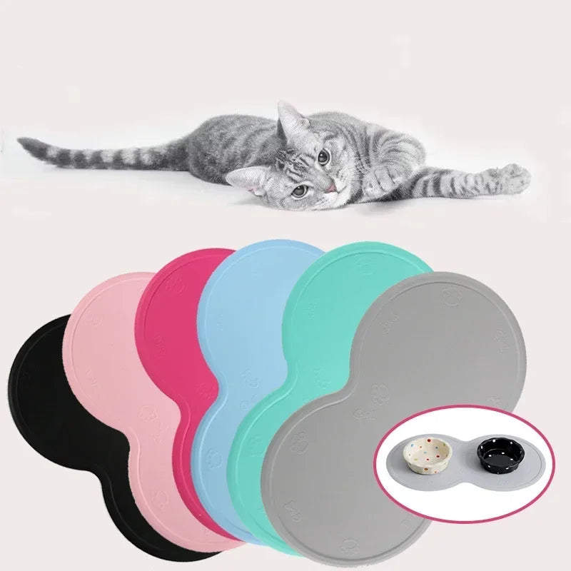 Dog/Cat Feeding Mat Cloud Shape Silicone Placement