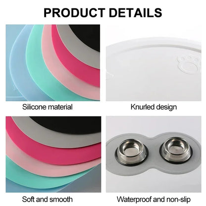 Dog/Cat Feeding Mat Cloud Shape Silicone Placement