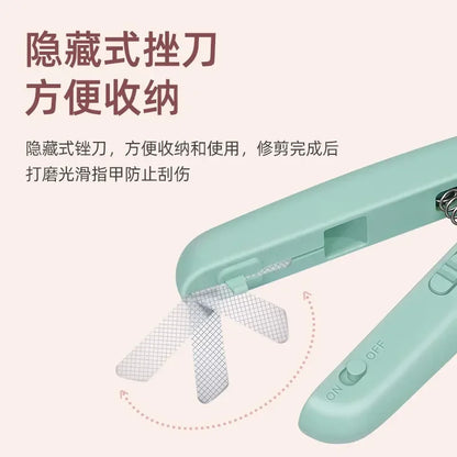 Professional  Nail Clipper Stainless Steel Dog Cat Nail Trimmer LED Light
