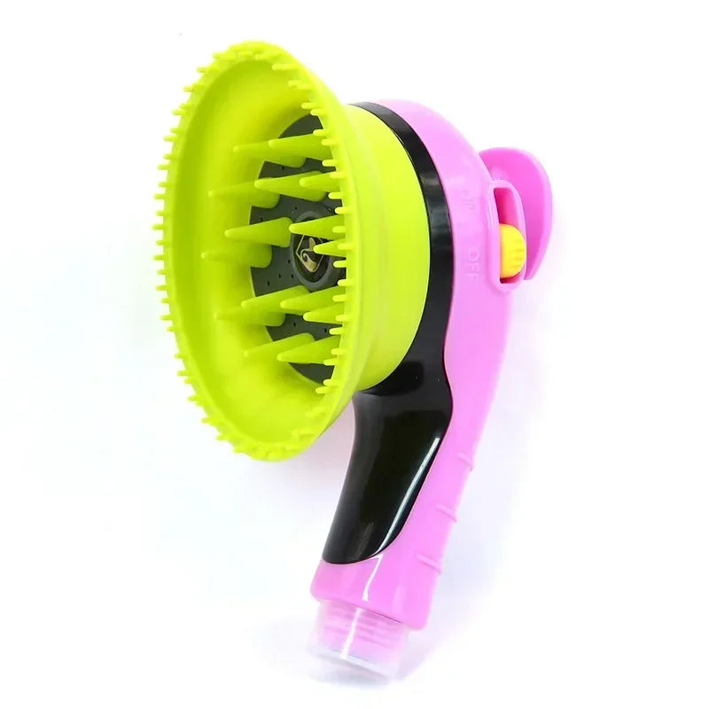 Massage Shower Head Bath Brush Dogs/Cats
