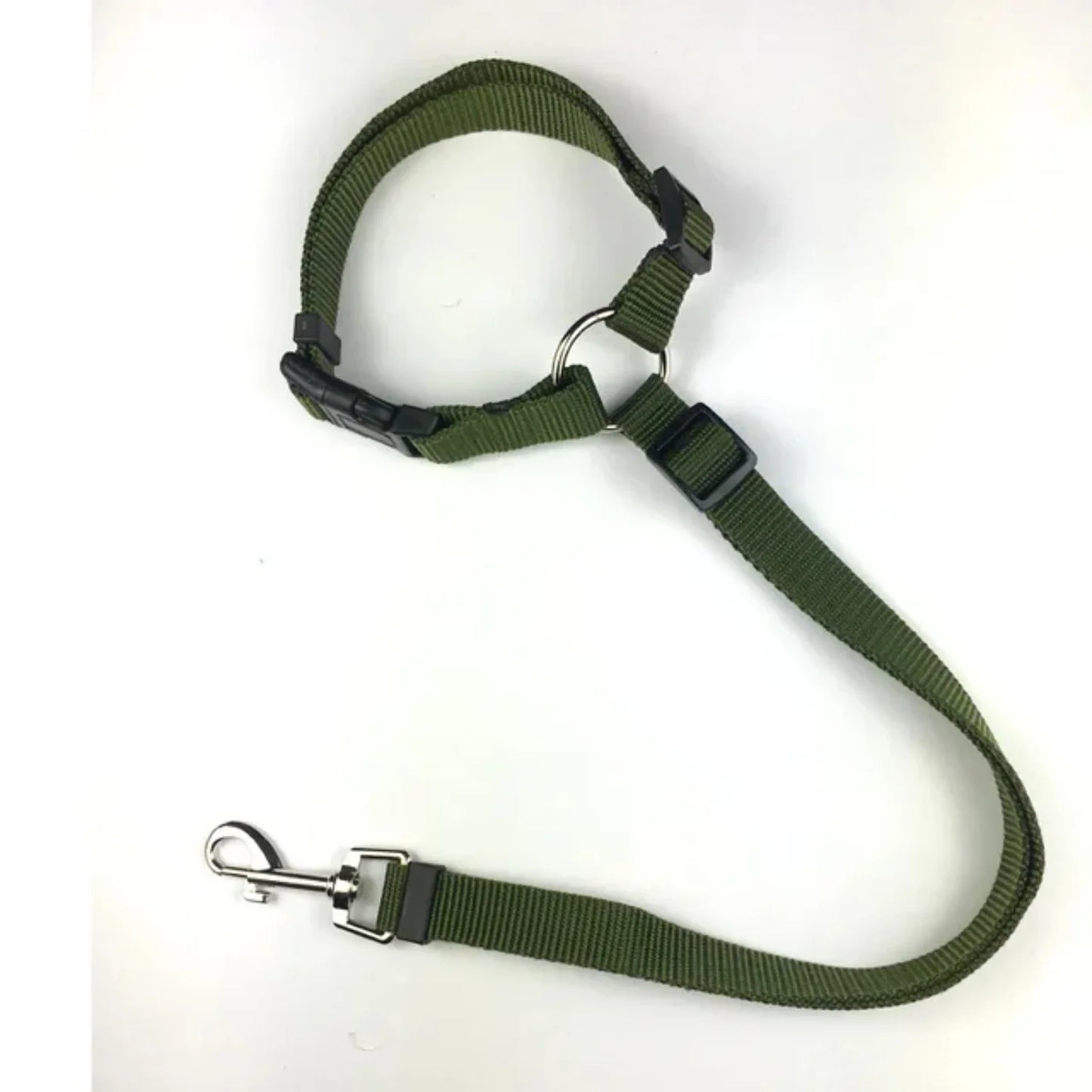 Two-in-one Nylon Adjustable Dogs Harness, Collar.  Car Seat Belt Lead Leash