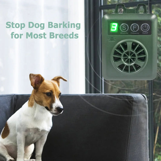 Anti Barking Device, Dog Barking Control. Rechargeable Ultrasonic Deterrent. Training Tool for Almost all Dogs